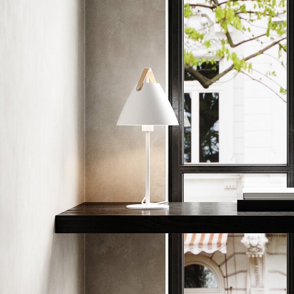 Stolní lampa DFTP by Nordlux, Strap, Bílá, Obývací pokoj, Kov, Skandinávský