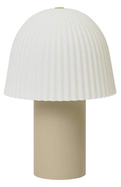 Ferm Living Přenosná lampa Frill, cashmere/white 1104271028