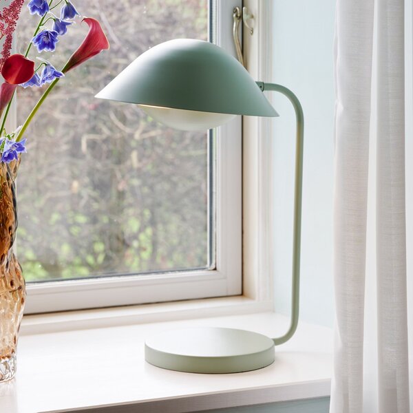 Stolní lampa Nordlux, Freya, Zelená, Obývací pokoj, Kov