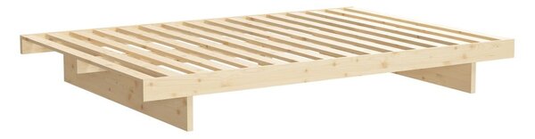 Dvoulůžková postel z borovicového dřeva Karup Design Kanso, 180 x 200 cm
