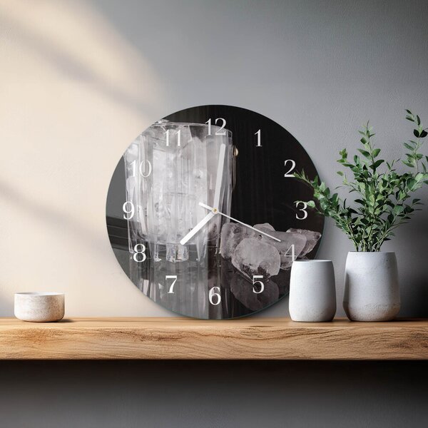 Skleněné hodiny na stěnu Led zsob-fi30-00087128
