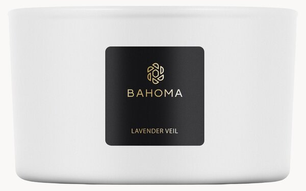 Vonná svíčka se třemi knoty Lavender Veil (bergamot, levandule, svěží zelené tóny)
