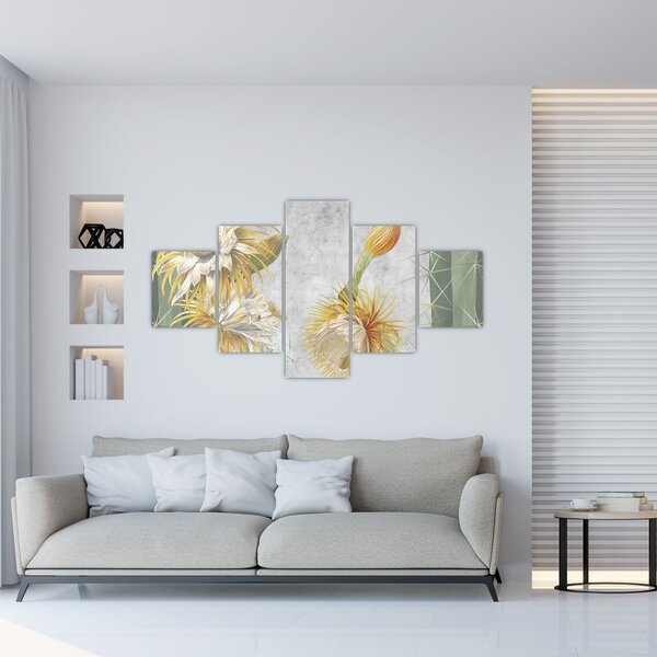 Obraz - Rozkvetlé kaktusy (125x70 cm)