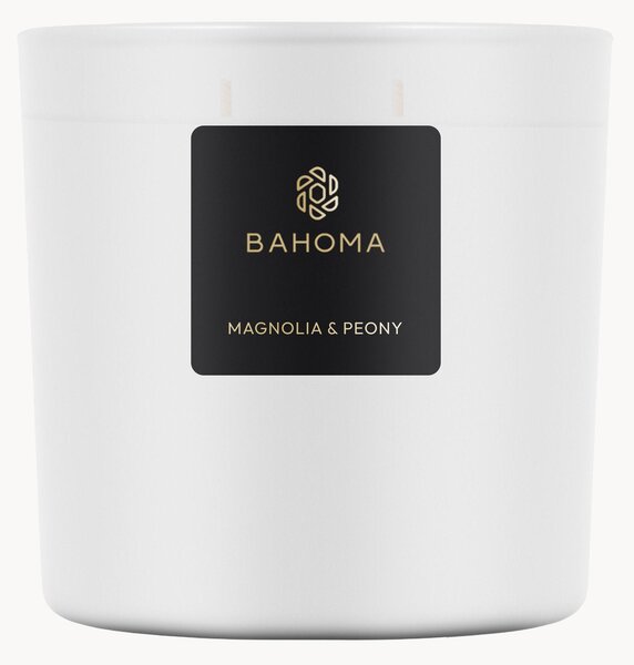Vonná svíčka Magnolia & Peony (mořská, citrusová, zelená)
