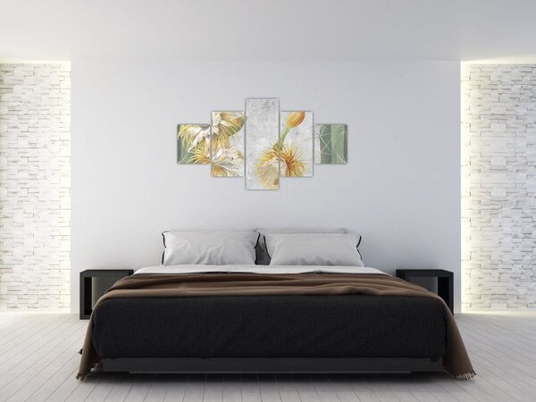 Obraz - Rozkvetlé kaktusy (125x70 cm)