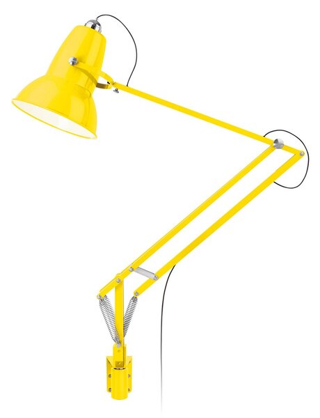 Nástěnná žlutá venkovní lampa Giant 1227 Outdoor Citrus Yellow (Velké nastavitelné nástěnné venkovní svítidlo Anglepoise)
