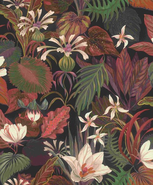 RASCH | Vliesová tapeta na zeď Timeless Selection 416749 | 0,53 x 10,05 m | černá, vícebarevná