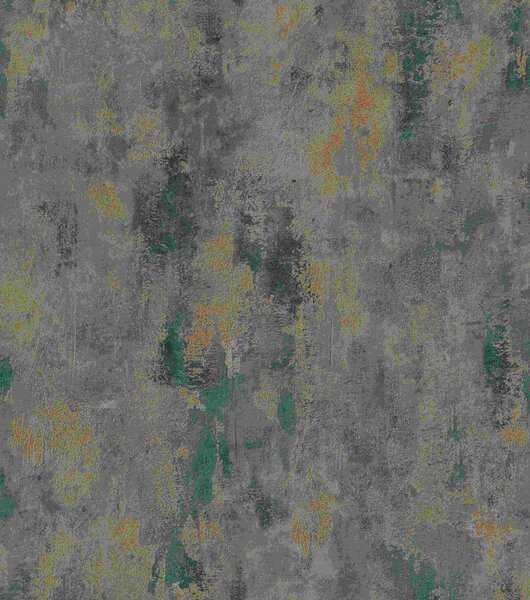 RASCH | Vliesová tapeta na zeď Timeless Selection 418255 | 0,53 x 10,05 m | tyrkysová, bronzová