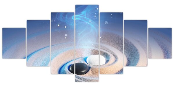 Obraz - Éterický yin-yang (210x100 cm)