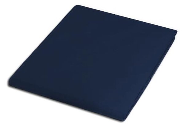 SATÉNOVÉ PROSTĚRADLO 026 160X220 CM TMAVĚMODRÁ