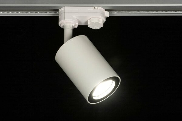Bodové kolejnicové svítidlo Toronto White (Kvalitní bodové světlo s paticí GU10 pro kolejnicový systém)