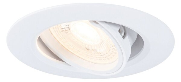 P 92115 Vestavné svítidlo 10ks-sada výklopné kruhové 90mm 30° GU10 max. 10x10W 230V bílá - PAULMANN