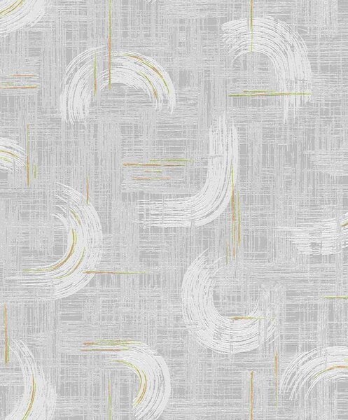 RASCH | Vliesová tapeta na zeď Timeless Selection 429039 | 0,53 x 10,05 m | šedá, bílá, metalická