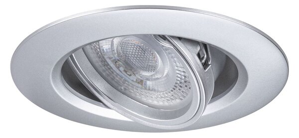 P 92116 Vestavné svítidlo 10ks-sada výklopné kruhové 90mm 30° GU10 max. 10x10W 230V matný chrom - PAULMANN