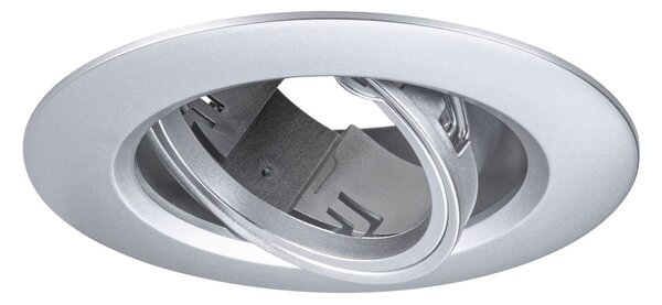 P 92116 Vestavné svítidlo 10ks-sada výklopné kruhové 90mm 30° GU10 max. 10x10W 230V matný chrom - PAULMANN