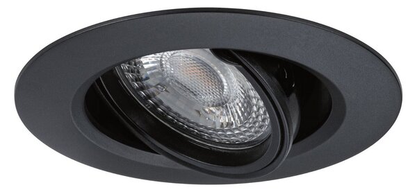 P 92117 Vestavné svítidlo 10ks-sada výklopné kruhové 90mm 30° GU10 max. 10x10W 230V černá - PAULMANN