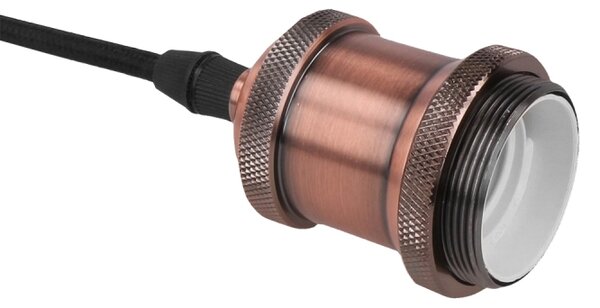 HADEX Bronx Kabel s retro objímkou, měděná barva