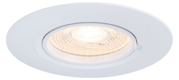 P 92118 Vestavné svítidlo 10ks-sada nevýklopné kruhové 90mm GU10 max. 10x10W 230V bílá - PAULMANN