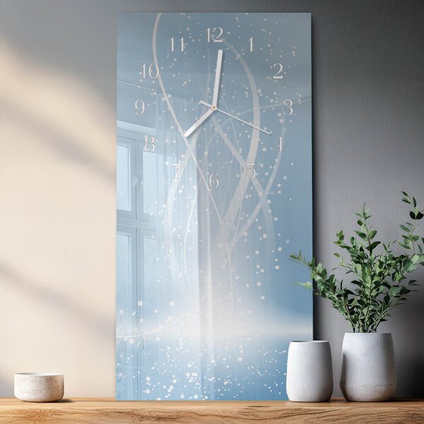 Skleněné hodiny vertikální Vzhled zsppb-30x60-00084703