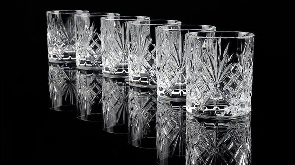 RCR MELODIA SKLENICE NA WHISKY 340ML SADA 6 KS