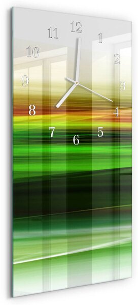 Skleněné hodiny vertikální Abstrakce zsppb-30x60-00084006