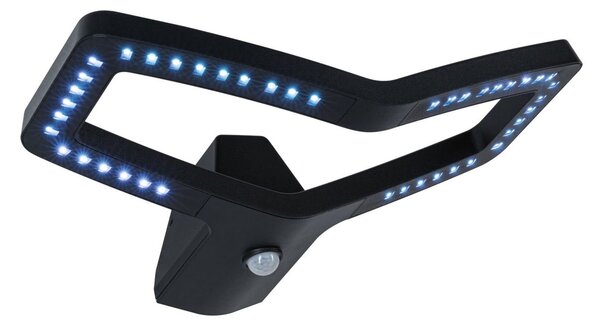 P 94793 LED venkovní nástěnné svítidlo Smart Home Zigbee 3.0 Alara pohybové čidlo IP44 hranaté 375x270mm RGBW+ 10W 230V antracit kov - PAULMANN