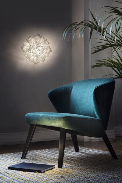 SLAMP VELCM00CTR00000000EU Veli Couture Medium, stropní designové svítidlo, 2x12W E27, prům. 53cm