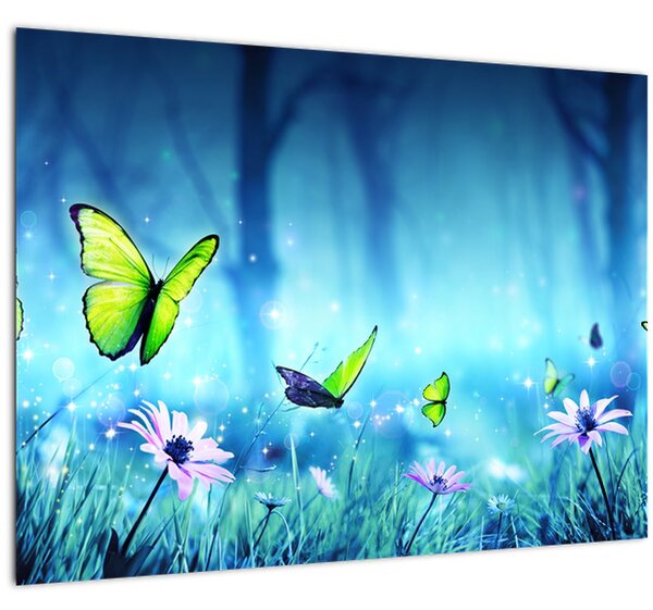 Obraz - Mystická lesní mýtina (70x50 cm)