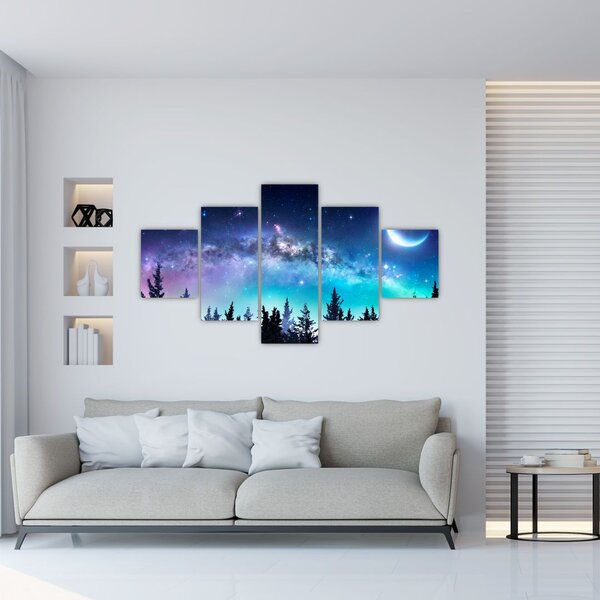Obraz - Mléčná dráha (125x70 cm)