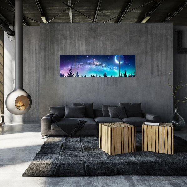 Obraz - Mléčná dráha (170x50 cm)