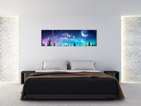 Obraz - Mléčná dráha (170x50 cm)