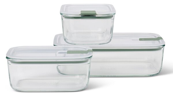 Skleněná dóza EasyClip, 450ml, Mepal, světle zelená