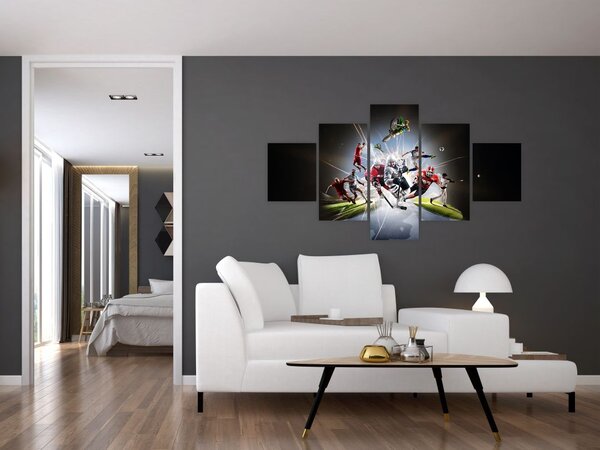 Obraz - Sportovci (125x70 cm)