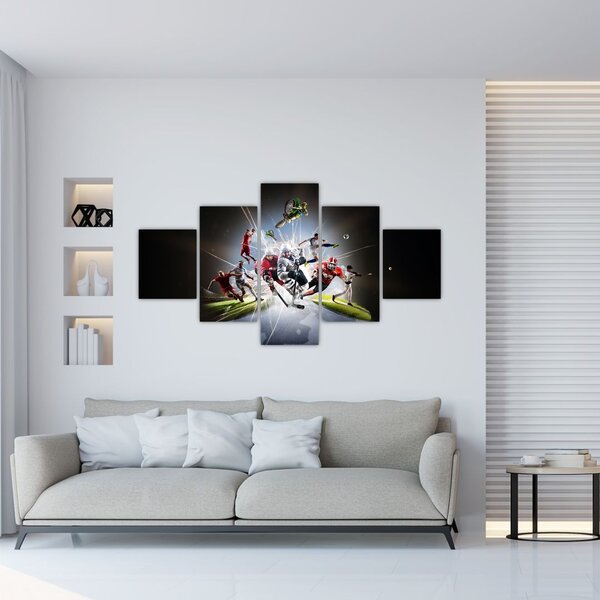 Obraz - Sportovci (125x70 cm)