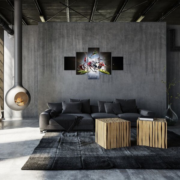 Obraz - Sportovci (125x70 cm)