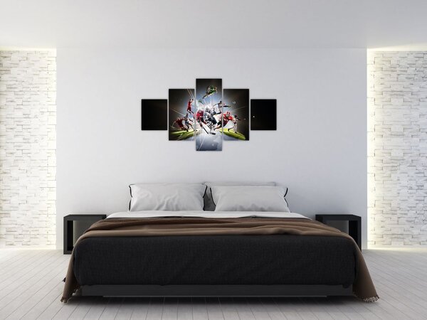 Obraz - Sportovci (125x70 cm)