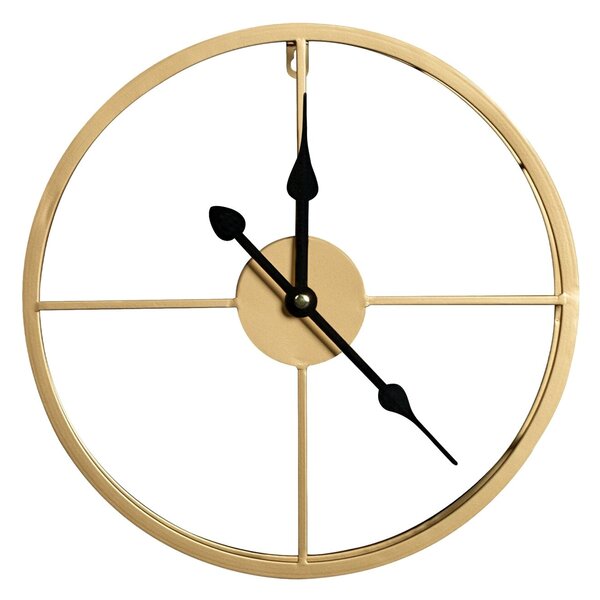 Dekorační kovové nástěnné hodiny v moderním minimalistickém stylu