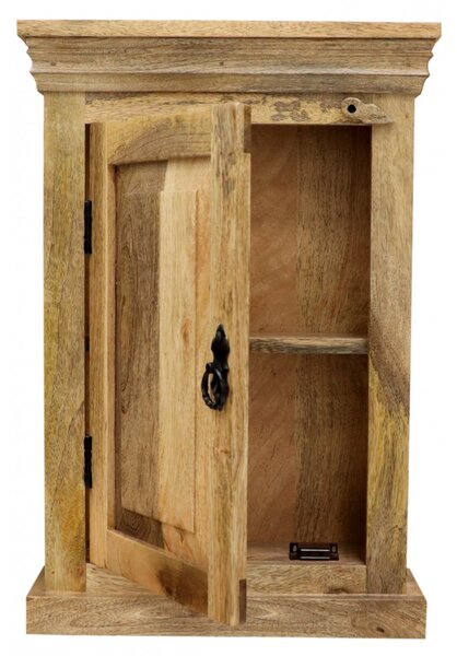 Nástěnná skříňka do koupelny Guru 40x60x15 z masivu mango