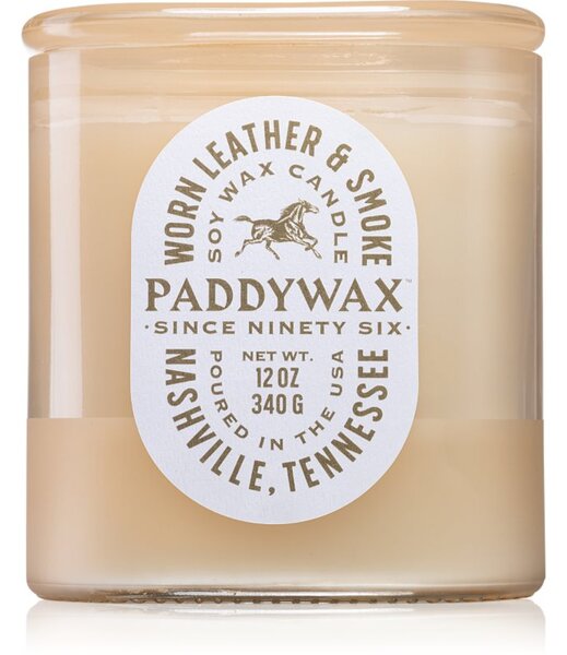Paddywax Vista Worn Leather & Smoke vonná svíčka 340 g