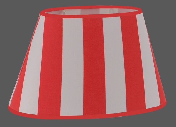 LD 80240-14 MIX-UP Stínítko na lampu, červená-bílé, oválné - LEUCHTEN DIREKT / JUST LIGHT
