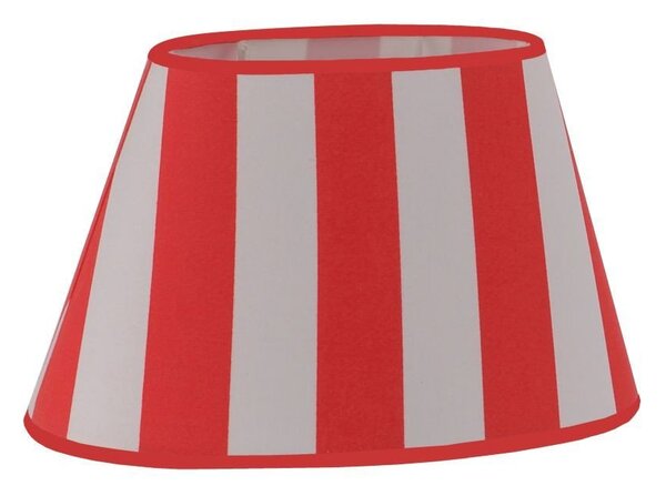 LD 80240-14 MIX-UP Stínítko na lampu, červená-bílé, oválné - LEUCHTEN DIREKT / JUST LIGHT