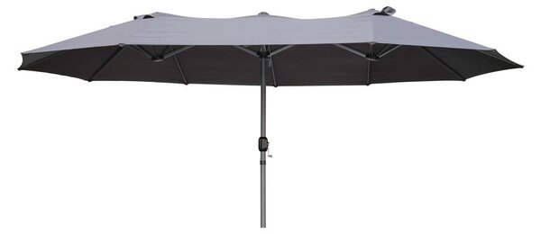 Světle hnědý slunečník 265x460 cm – Garden Pleasure