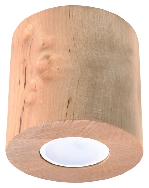 Stropní svítidlo Orbis, 1x dřevěné stínítko