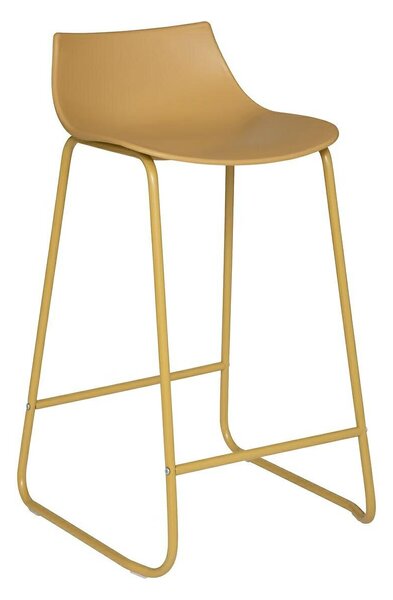 Židle barová Otac 66cm žlutý
