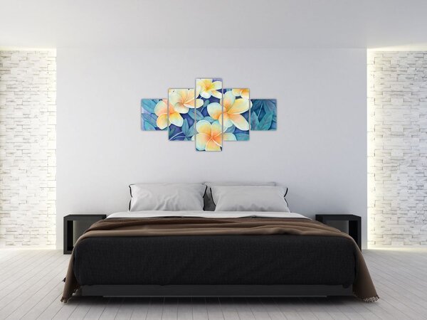 Obraz - Tropické keře (125x70 cm)