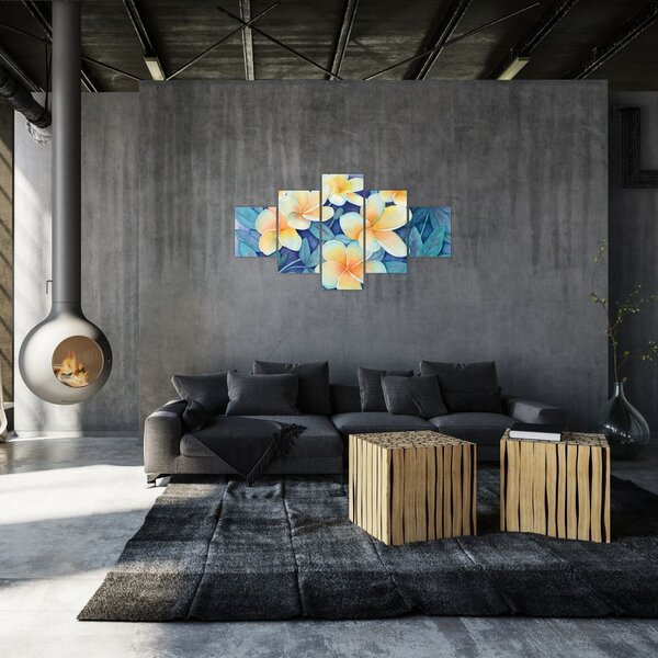 Obraz - Tropické keře (125x70 cm)