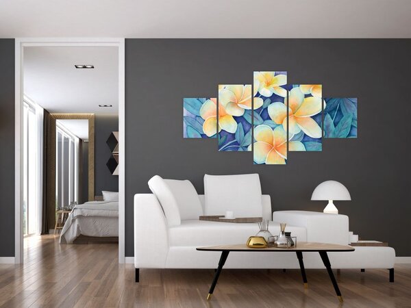 Obraz - Tropické keře (125x70 cm)