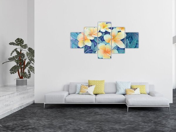 Obraz - Tropické keře (125x70 cm)