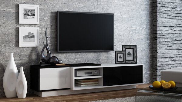 Cama Televizní stolek SIGMA1 černobílá