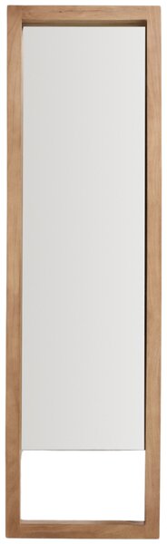 Kave Home Dřevěné stojací zrcadlo Vatro 181 x 52cm